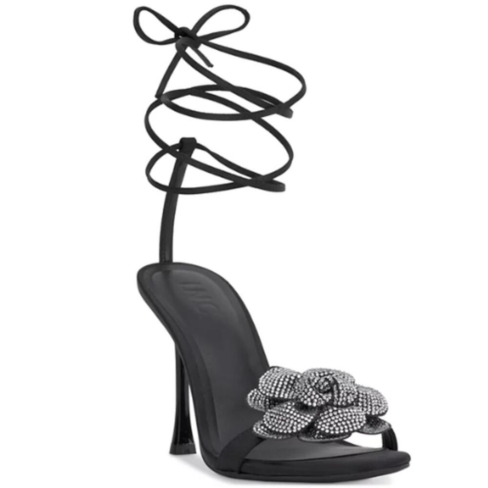 I.N.C. International Concepts Nascha Lace-Up Flower Sandals New Size 10